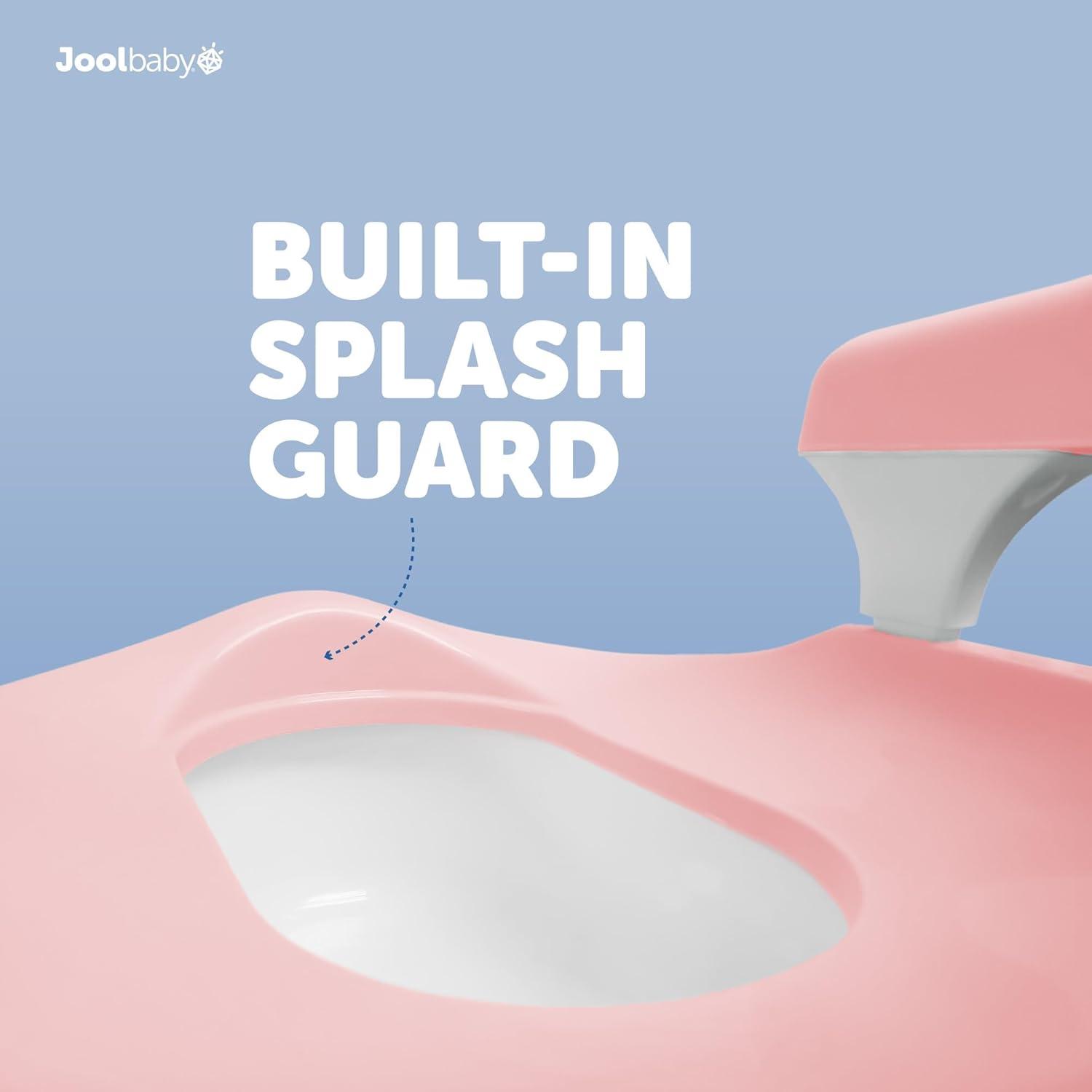 Jool Baby Potty Chair for Toddler Toilet Training - Splash Guard & Back Support (Pink)