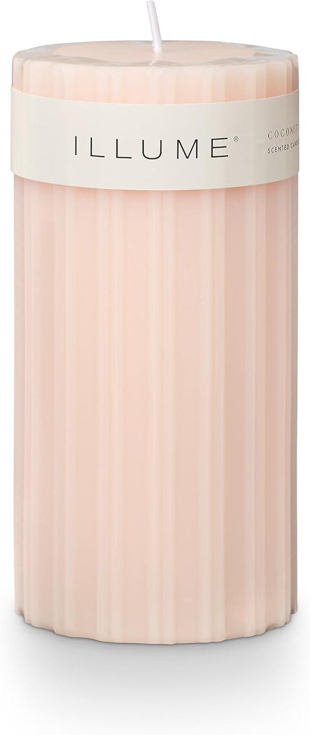 Selin Coconut Milk Mango Pillar Candle