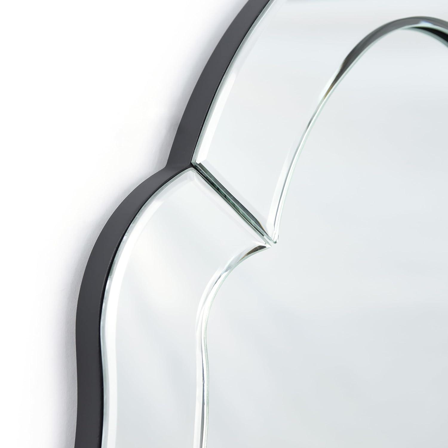 Empire Art Direct Arch Elegant Beveled Wall Mirror I Bathroom, Vanity, Bedroom Mirror - Clear - 20 x 44