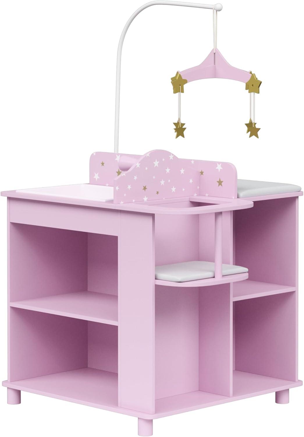 Teamson Kids Olivia's Little World Wooden Doll Changing Station