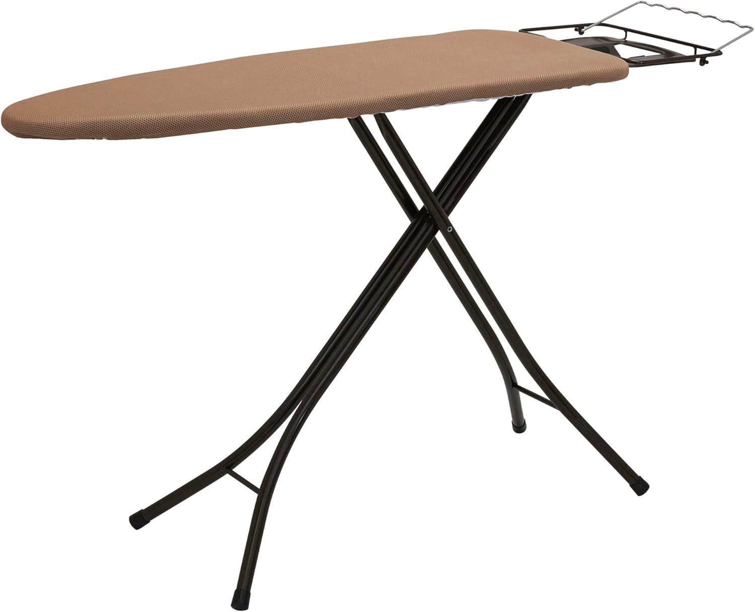 Household Essentials Mega Wide Top Ironing Board 4 Legs Antique Bronze Frame