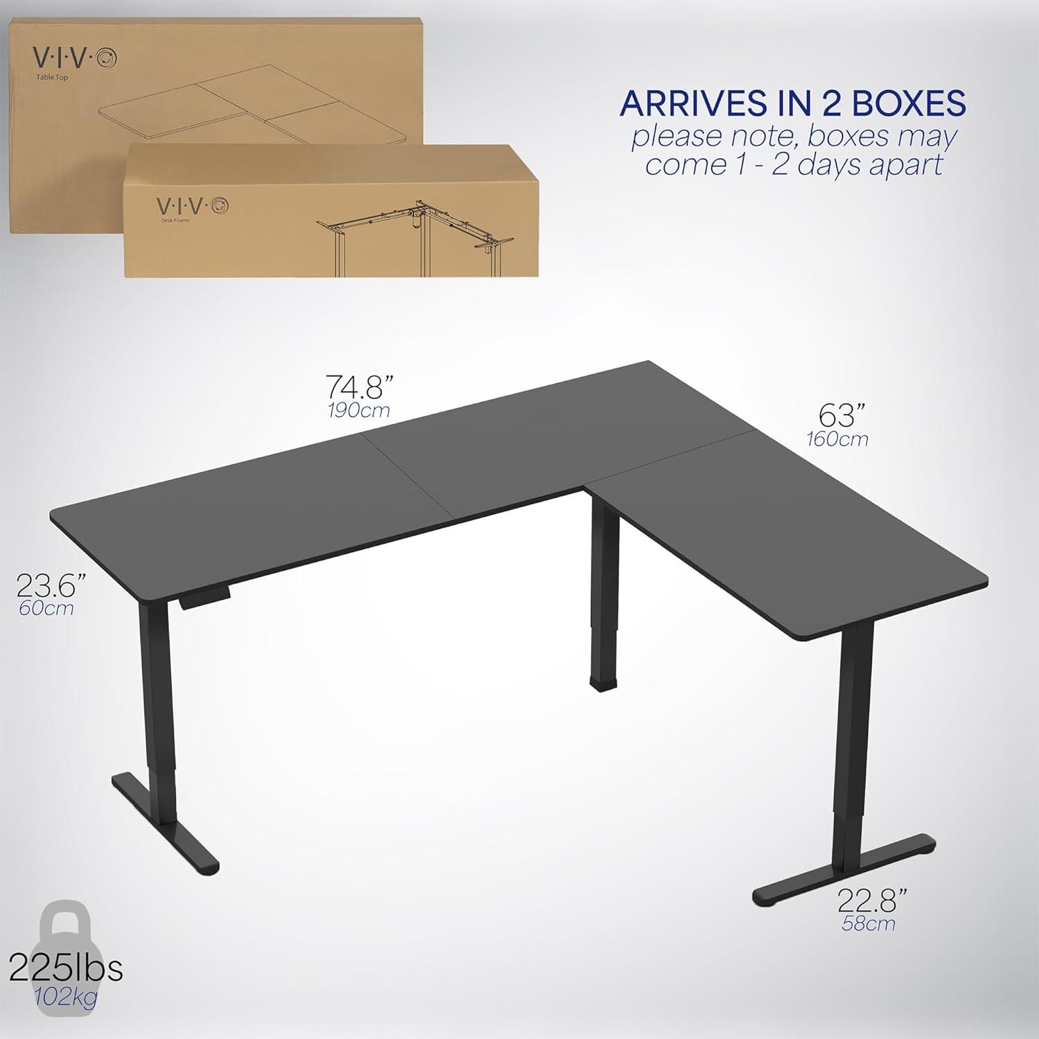 Vivo VIVO Electric Corner Standing Desk