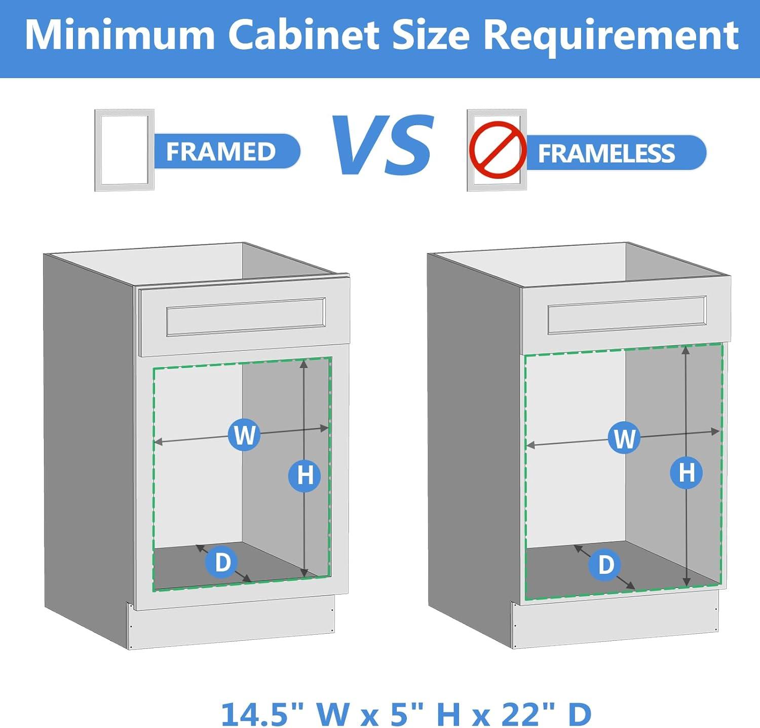 LOVMOR 2 Tier Pull Slide Out Cabinet Organizer 13 Inch x 21 inch, Cabinet Drawer Organizer with U Bracket