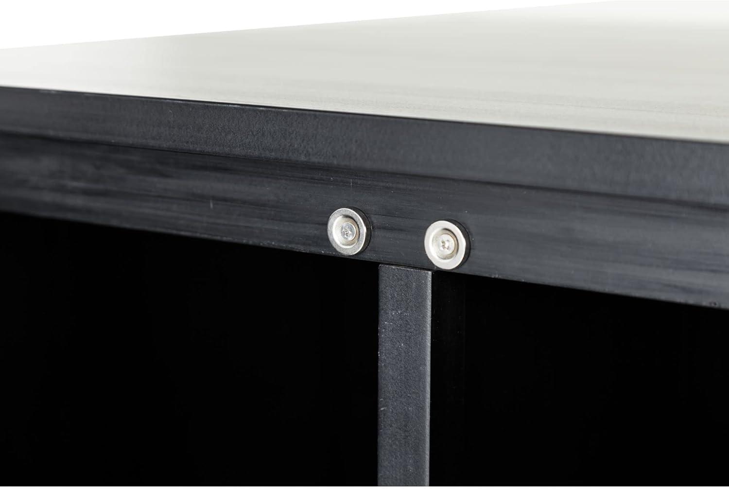 New Age Pet® ECOFLEX® Promax Litter Loo® Litter Box Enclosure Table, Espresso Black - Durable Wood Plastic Composite Cat Litter Box Furniture with No-Track Litter Mat, Easy Clean, Quick Assembly