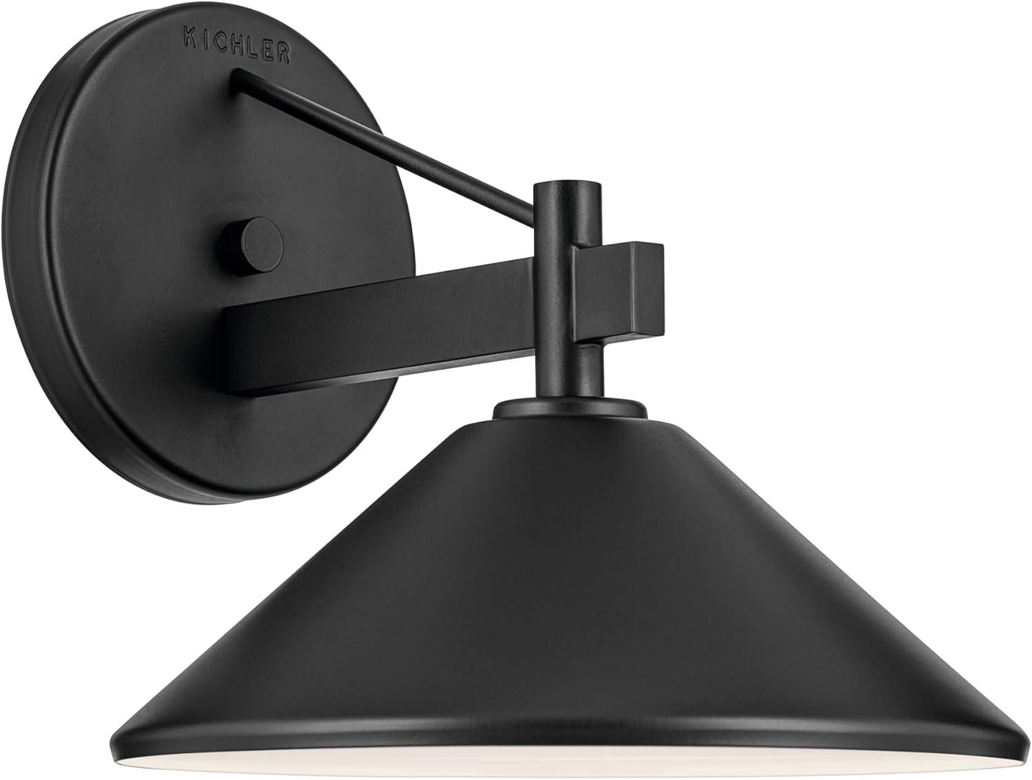 Kichler 49060 Ripley 9" Tall Outdoor Wall Sconce - Black