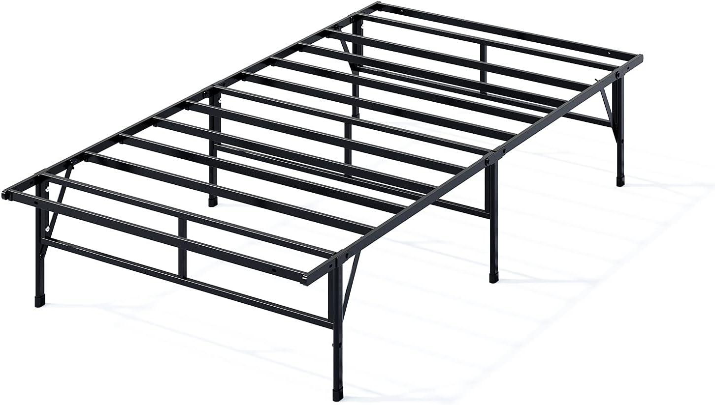 14" SmartBase Compack Mattress Foundation Black - Zinus