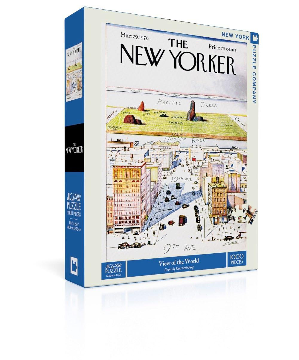 New York Puzzle Company View of the World 1000 Piece Puzzle