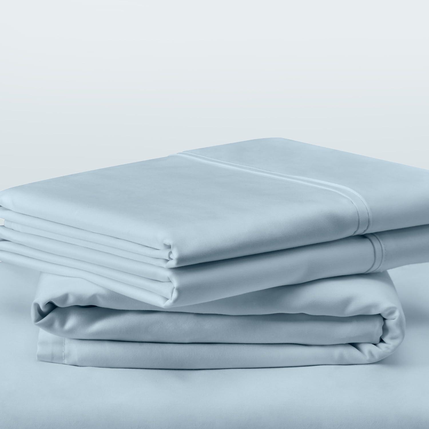 Tempur-Pedic Tempur-Classic Cotton Sheet Set, Sleepy Blue, Twin, Adult