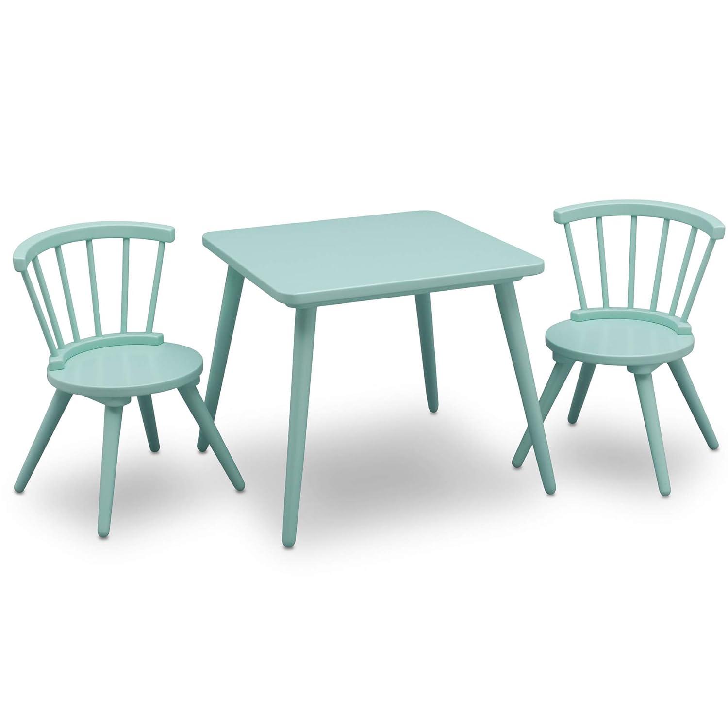 Delta Children Windsor 2-Piece Chair Set, Bianca White