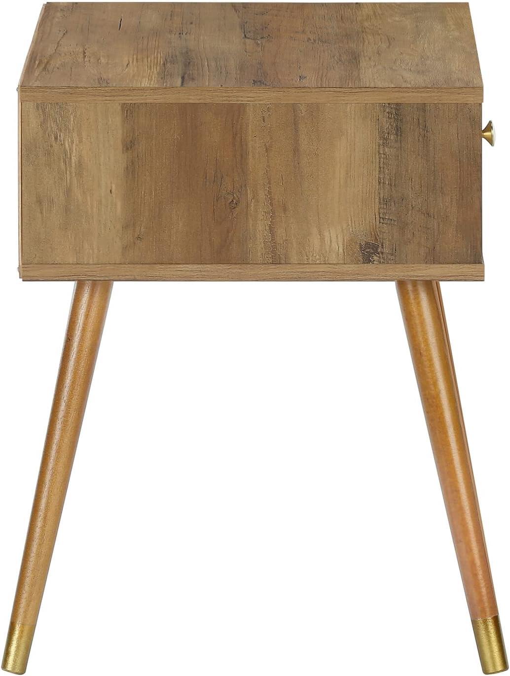 Monarch Specialties Accent Table, Side, End, Nightstand, Lamp, Living Room, Bedroom, Walnut Laminate