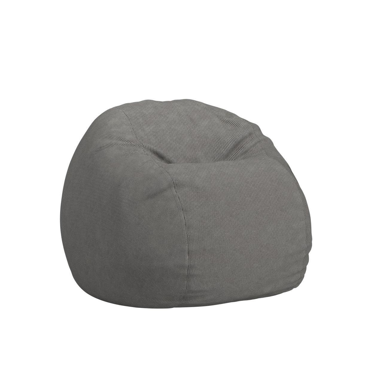 CordaRoy's Convertible Corduroy Full Size Bean Bag Chair, Khaki