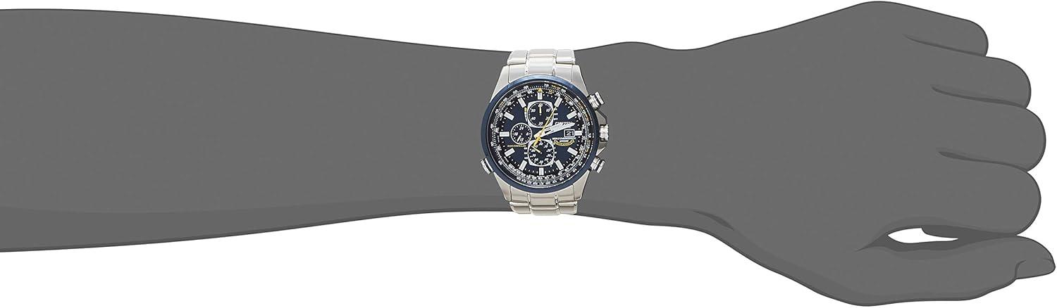 Citizen Men's Eco-Drive Blue Angels World Chronograph A-T Watch AT8020-54L