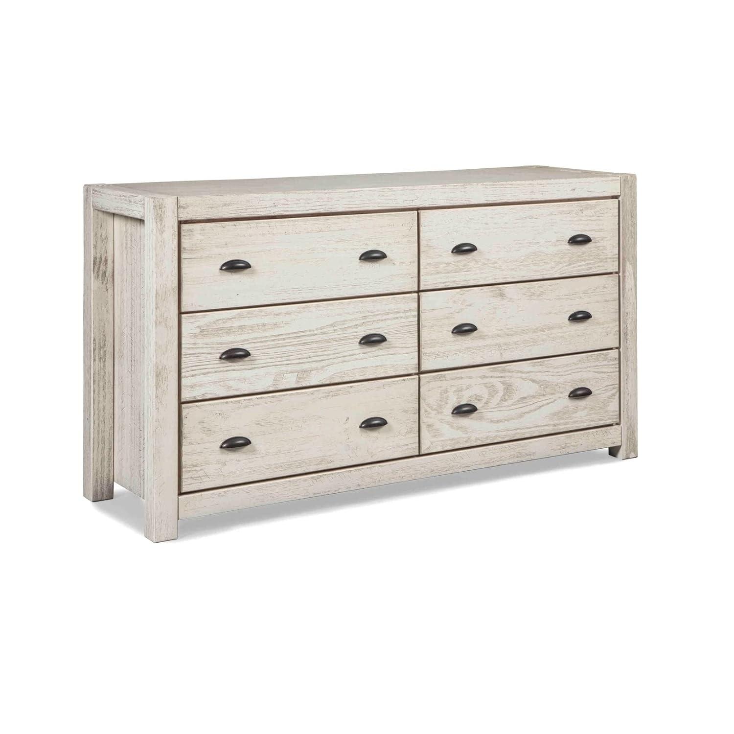 Montauk Solid Wood 59.5'' W 6 - Drawer Dresser