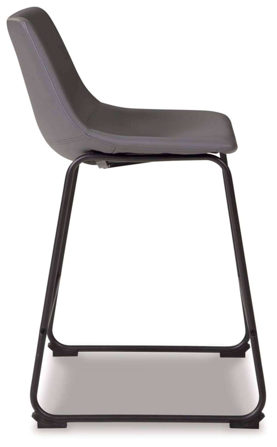 Ashtin Upholstered Counter Stool with Metal Frame