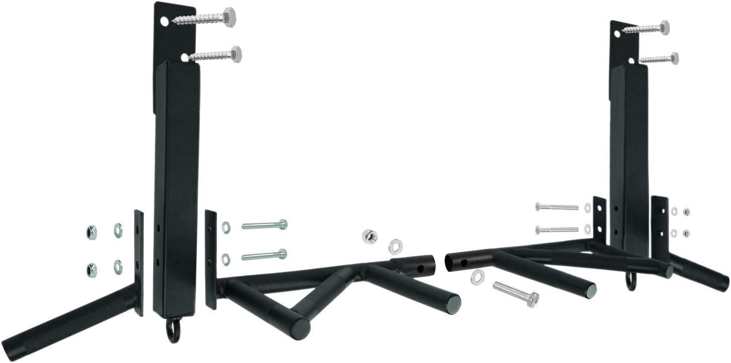 Yes4All Joist Mount / Multi Grips Chin Up Bar, Black, Single