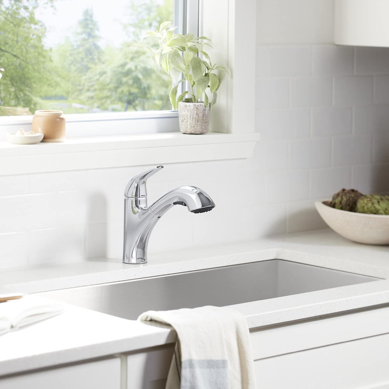 Jolt Single-Handle Pull-Out Kitchen Sink Faucet With Two-Function Sprayhead