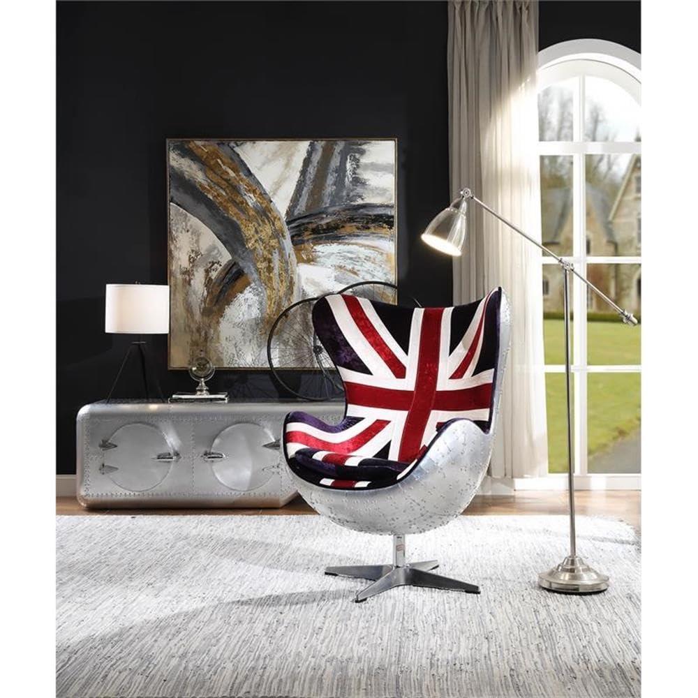 Brancaster Upholstered Swivel Accent Chair