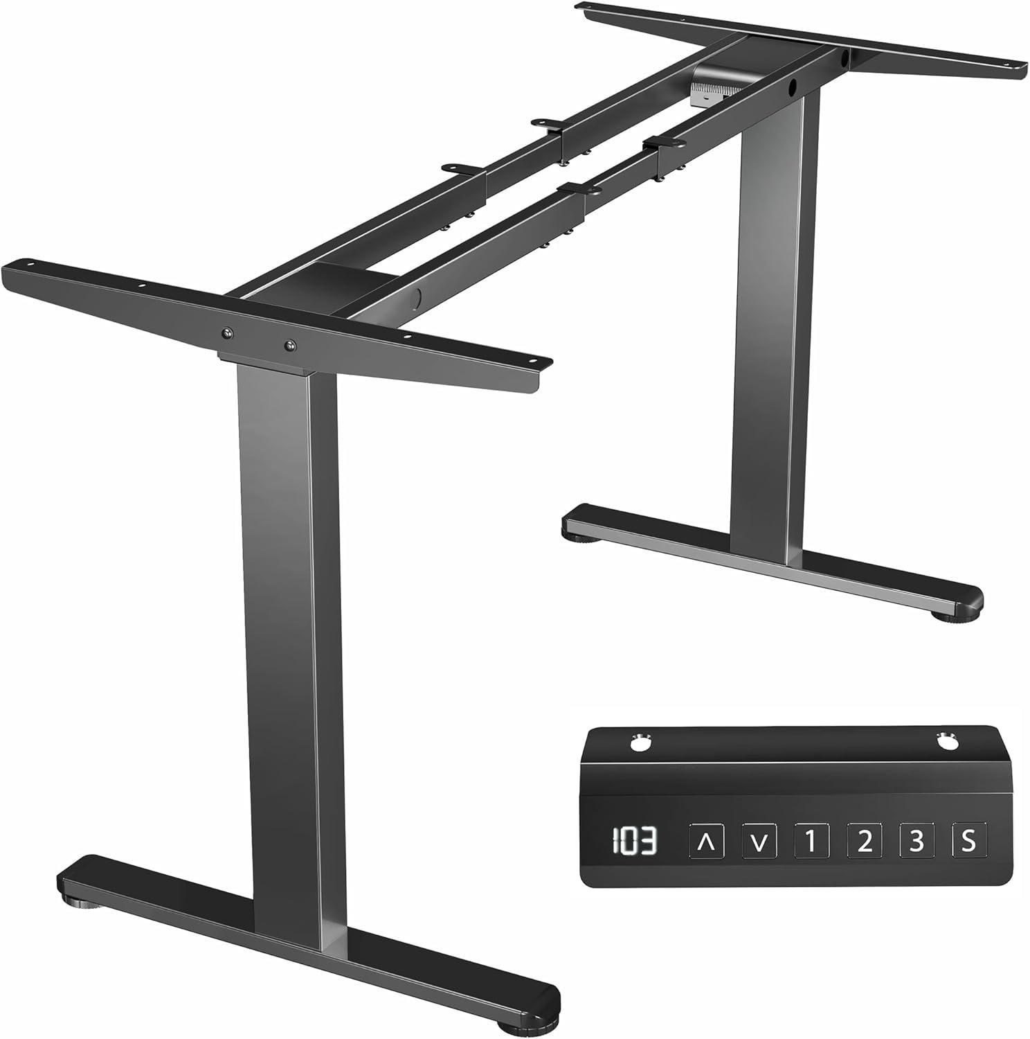 VIVO Electric Dual Motor Standing Desk Frame, E-200 Series