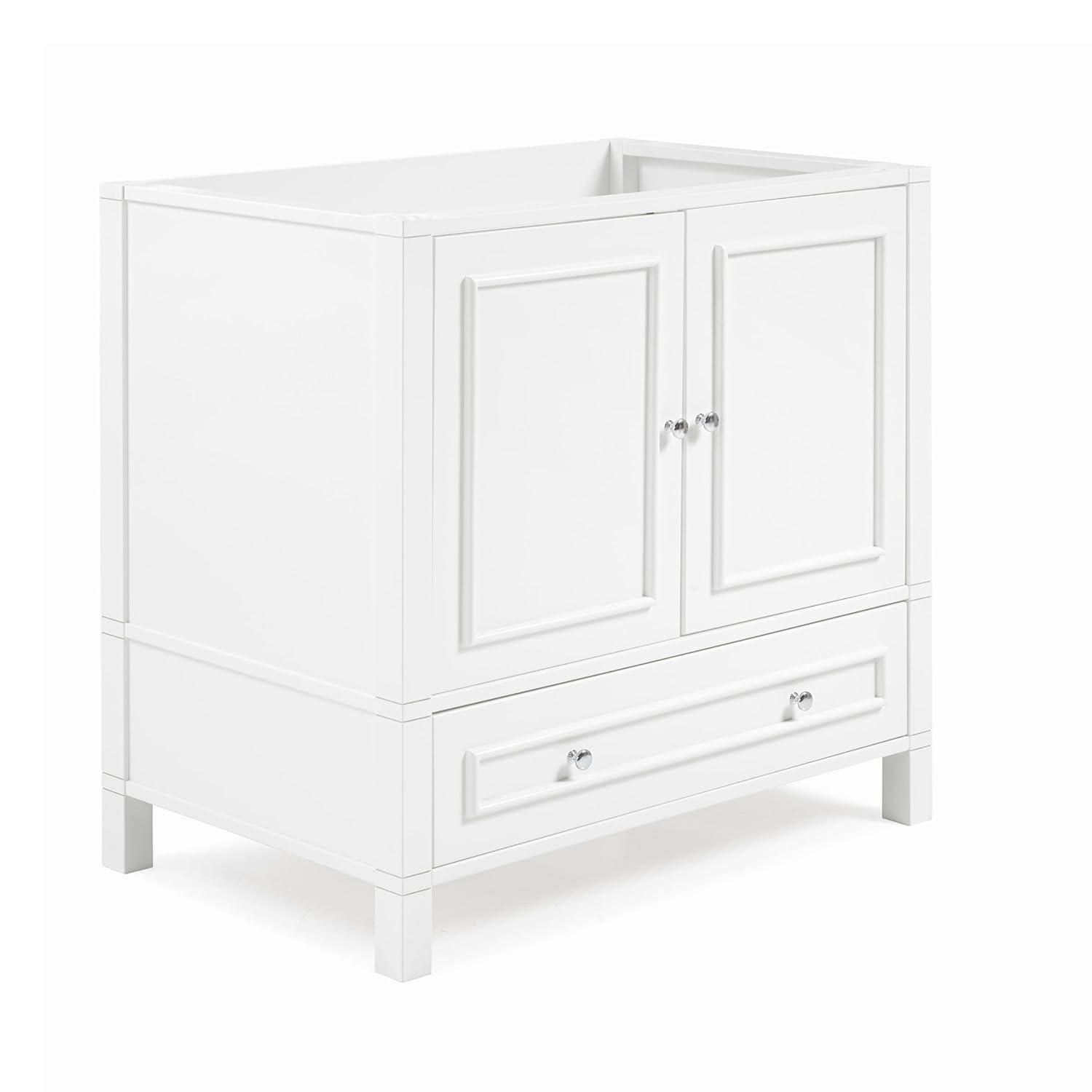 Williamsburg 36"W Transitional Style Vanity Cabinet With Soft Close Doors And Drawers