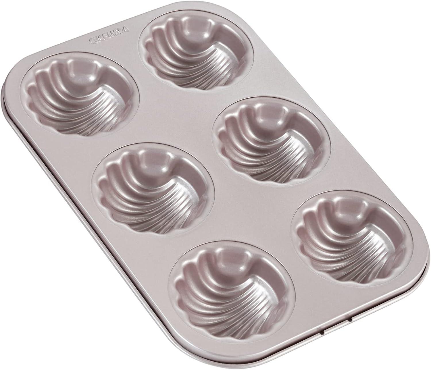 CHEFMADE CHEFMADE 6 Cavity Madeleine Mold Cake Pan