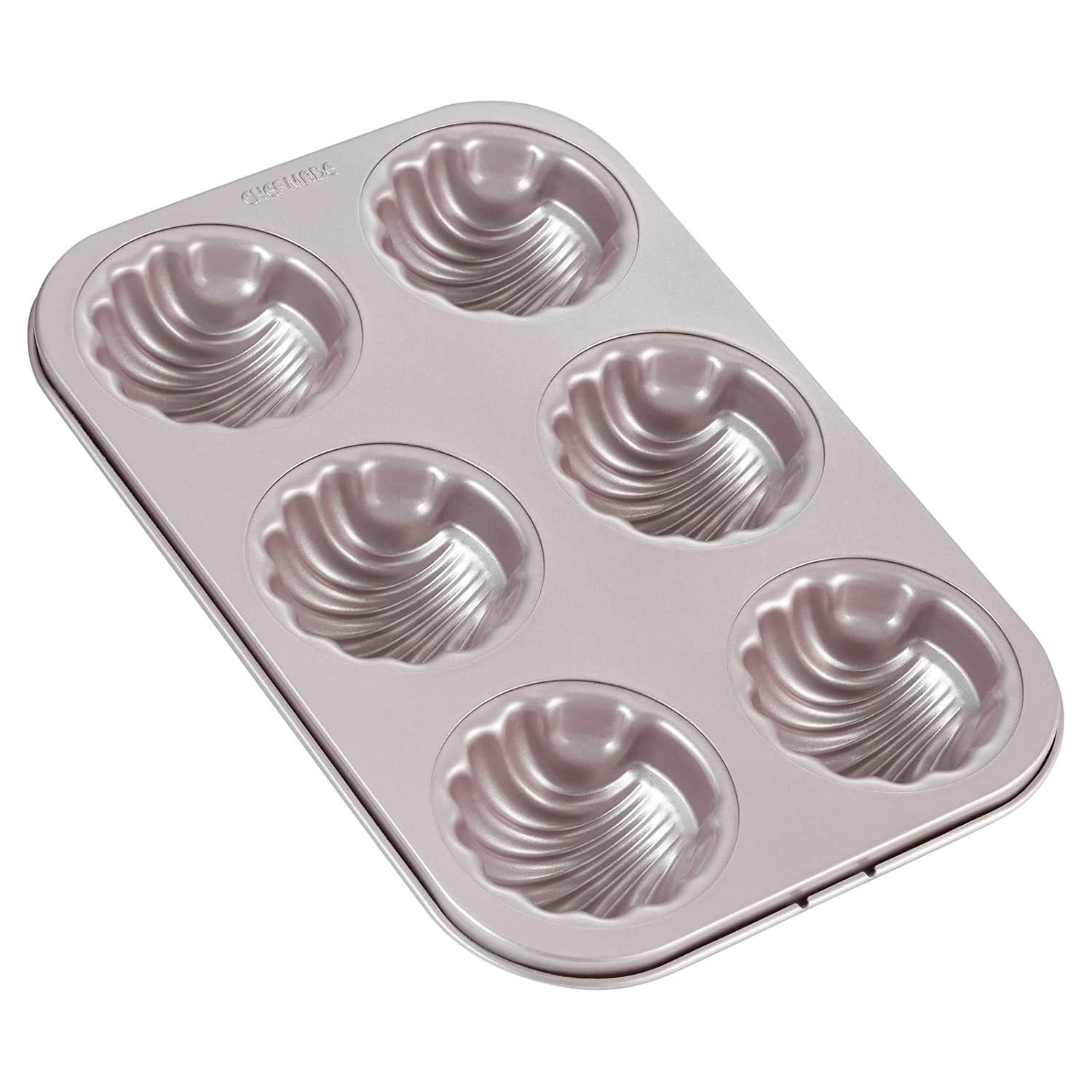 CHEFMADE CHEFMADE 6 Cavity Madeleine Mold Cake Pan