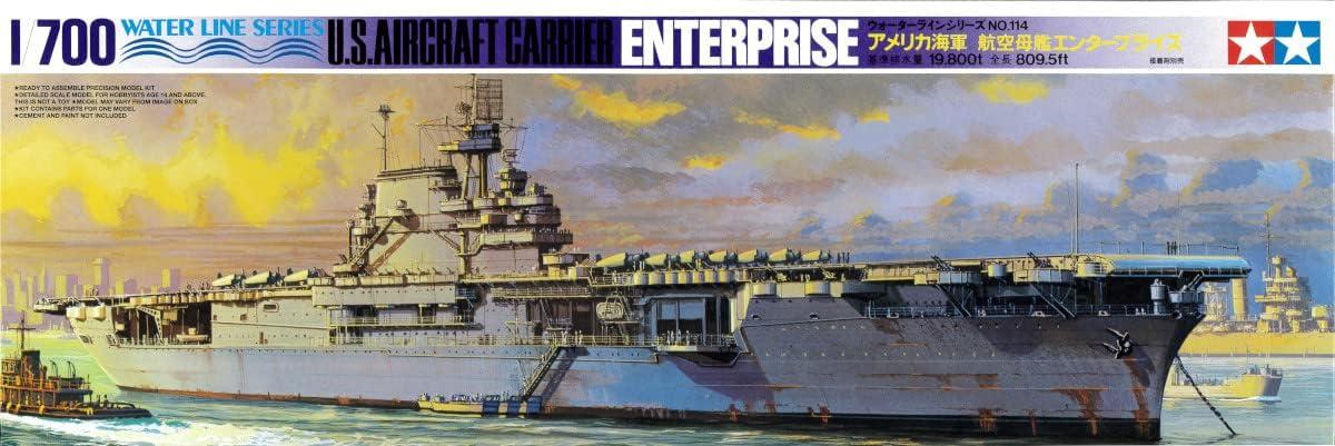 Tamiya TAM77514 US Enterprise Aircraft Carrier Enterprise Kit
