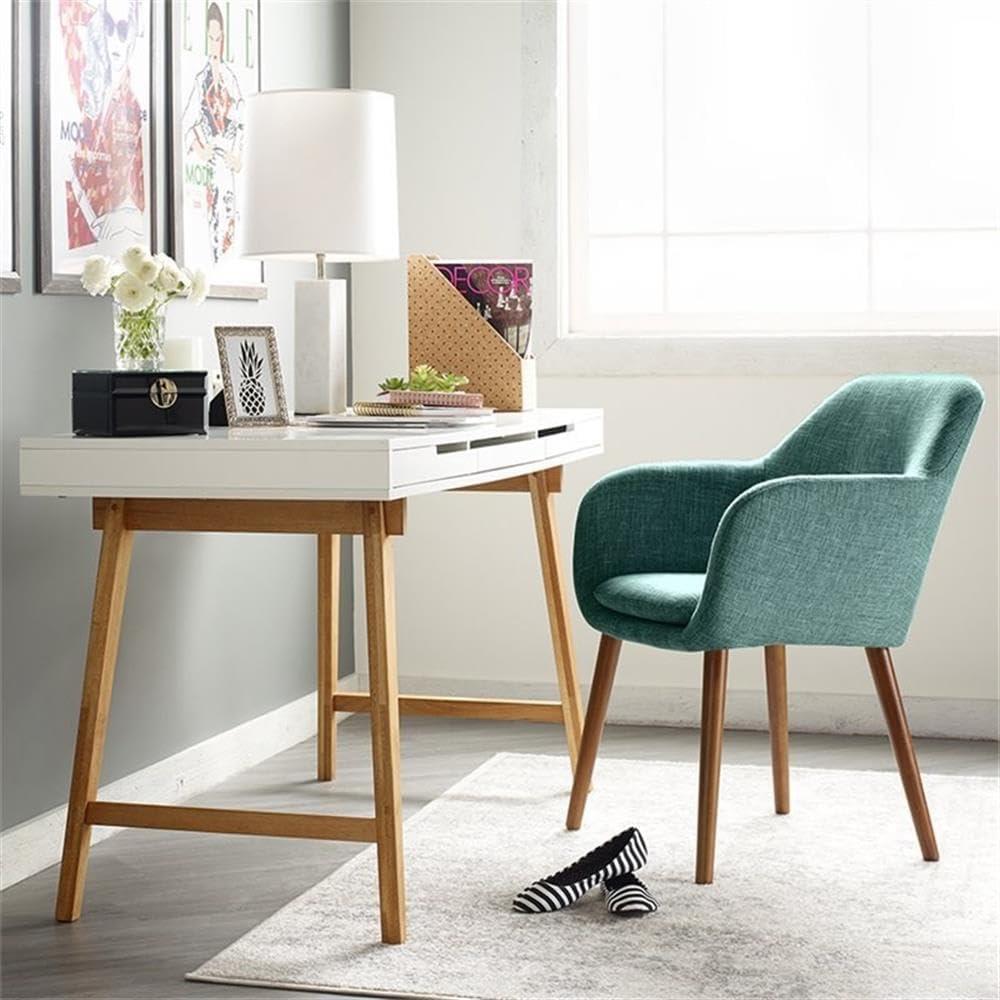 Adore Decor Roux Mid-Century Accent Chair for Home Office or Living Room