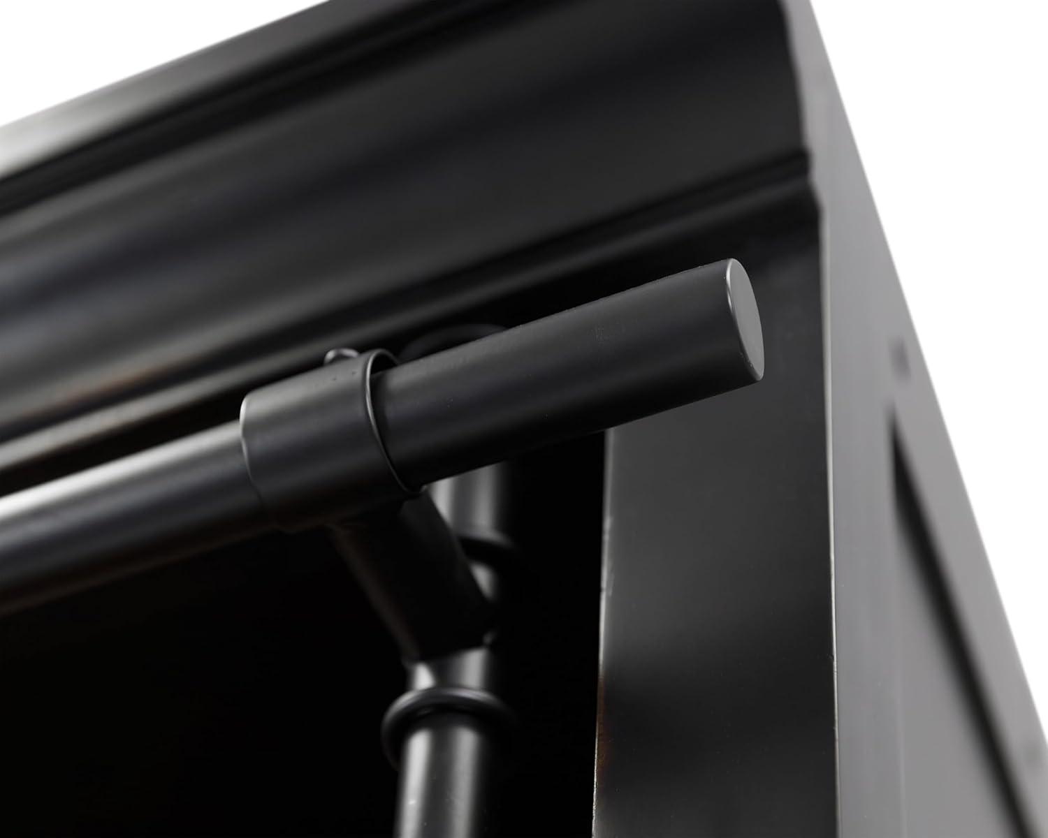 Birch Lane™ Lizzy 8' Tall Wood Bookcase with Fireplace Insert, Storage Organizer, Fully Assembled