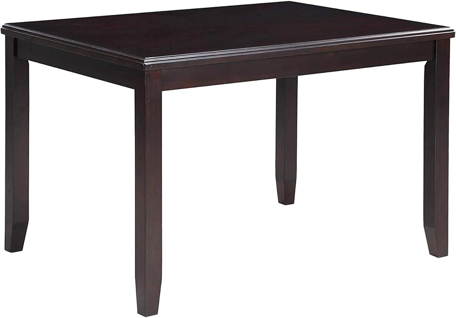 New Classic Furniture Gia Dining Collection with Table & 4 Chairs, Ebony