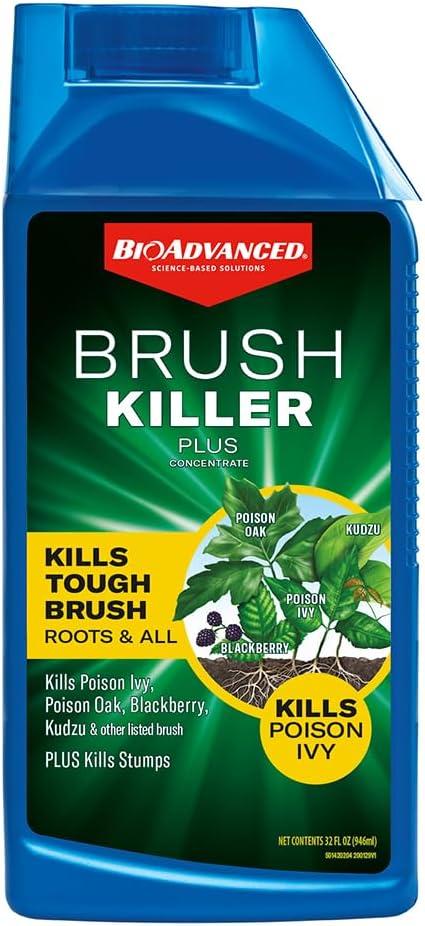 BioAdvanced Brush Killer Plus, Concentrate, 32 oz, 4,000 Sq Ft