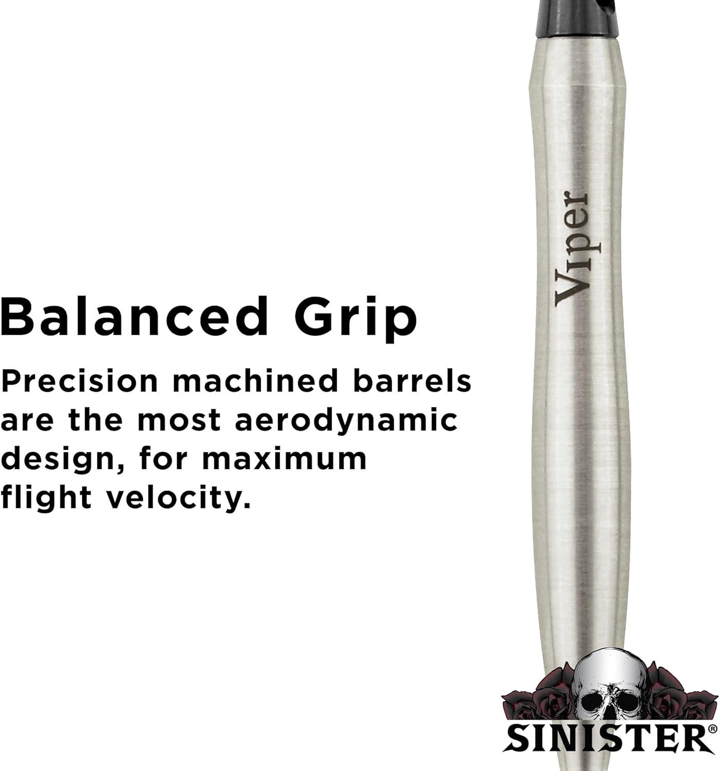 Viper Sinister 95% Tungsten Steel Tip Darts 24 Grams