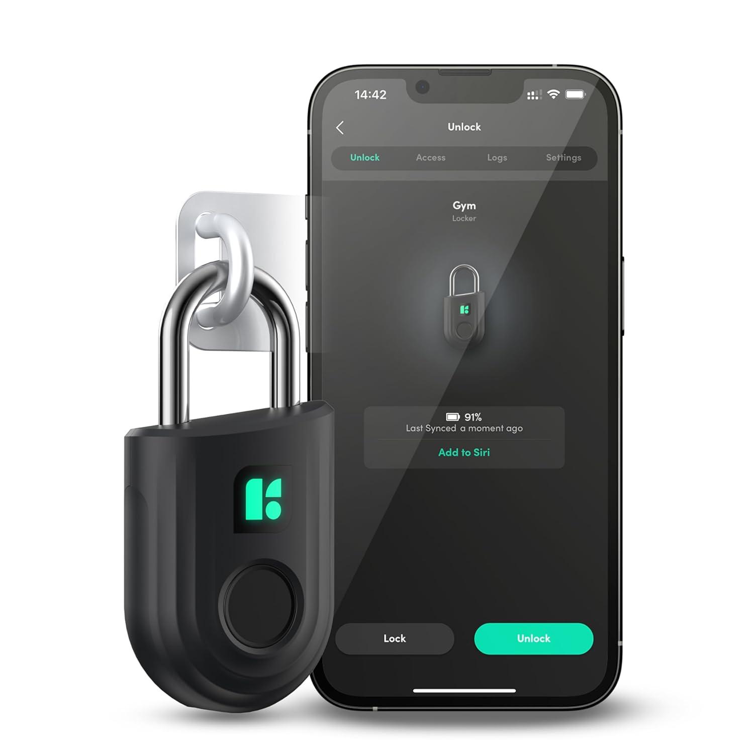 igloohome Smart Padlock Lite (Black), SP3B