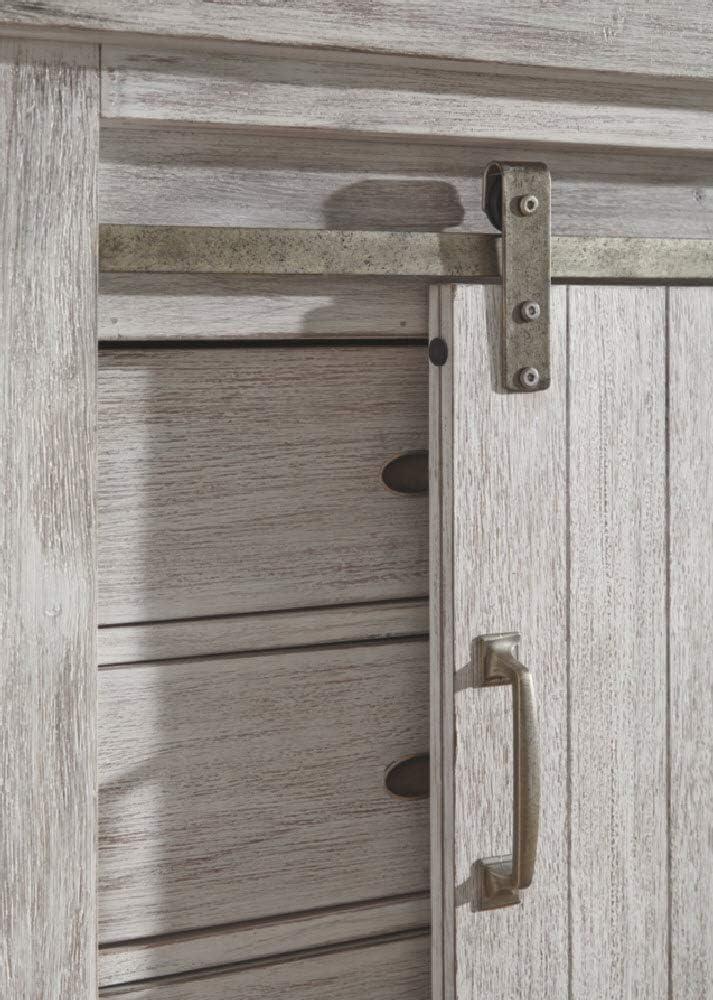 White Farmhouse 5-Drawer Chest with Dovetail Drawer