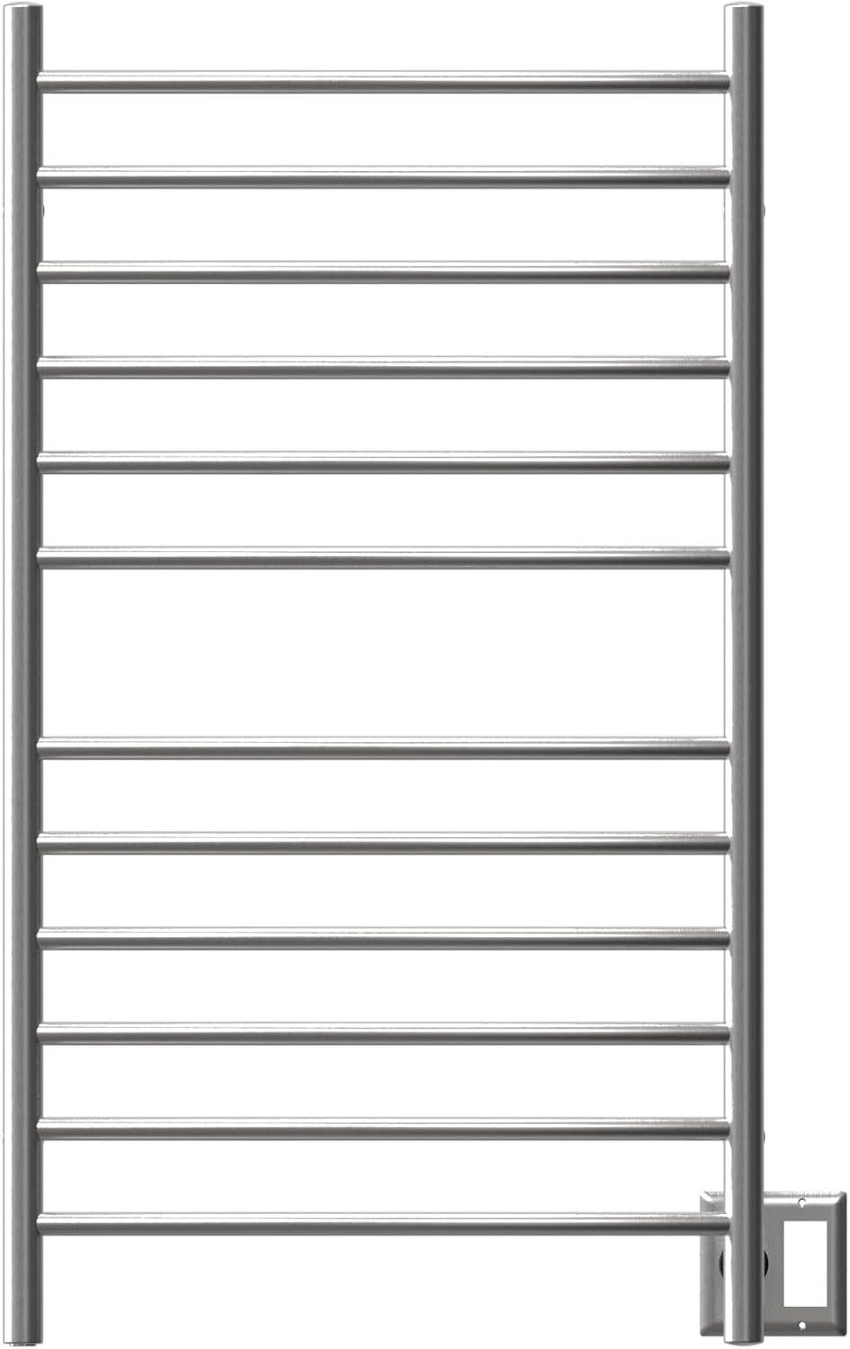 Radiant Large Curved Towel Warmer Hybrid Hardwired or Plug in