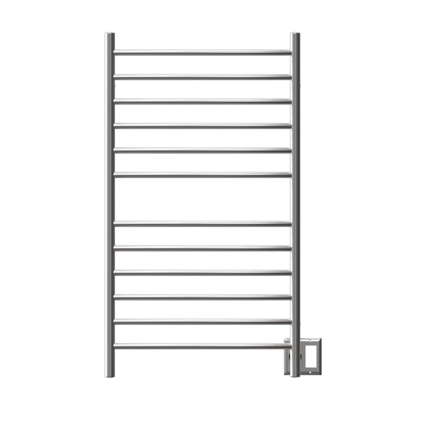 Radiant Large Curved Towel Warmer Hybrid Hardwired or Plug in