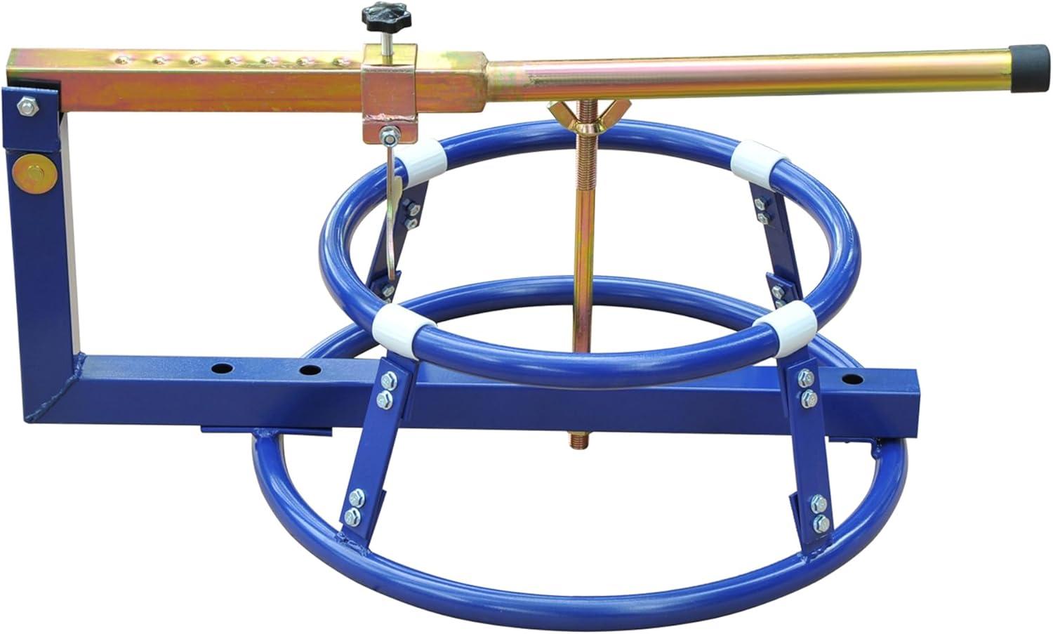 HOMCOM Motorcycle Tire Changer Stand with Adjustable Bead Breaker, Fit for 16-22in Tyres