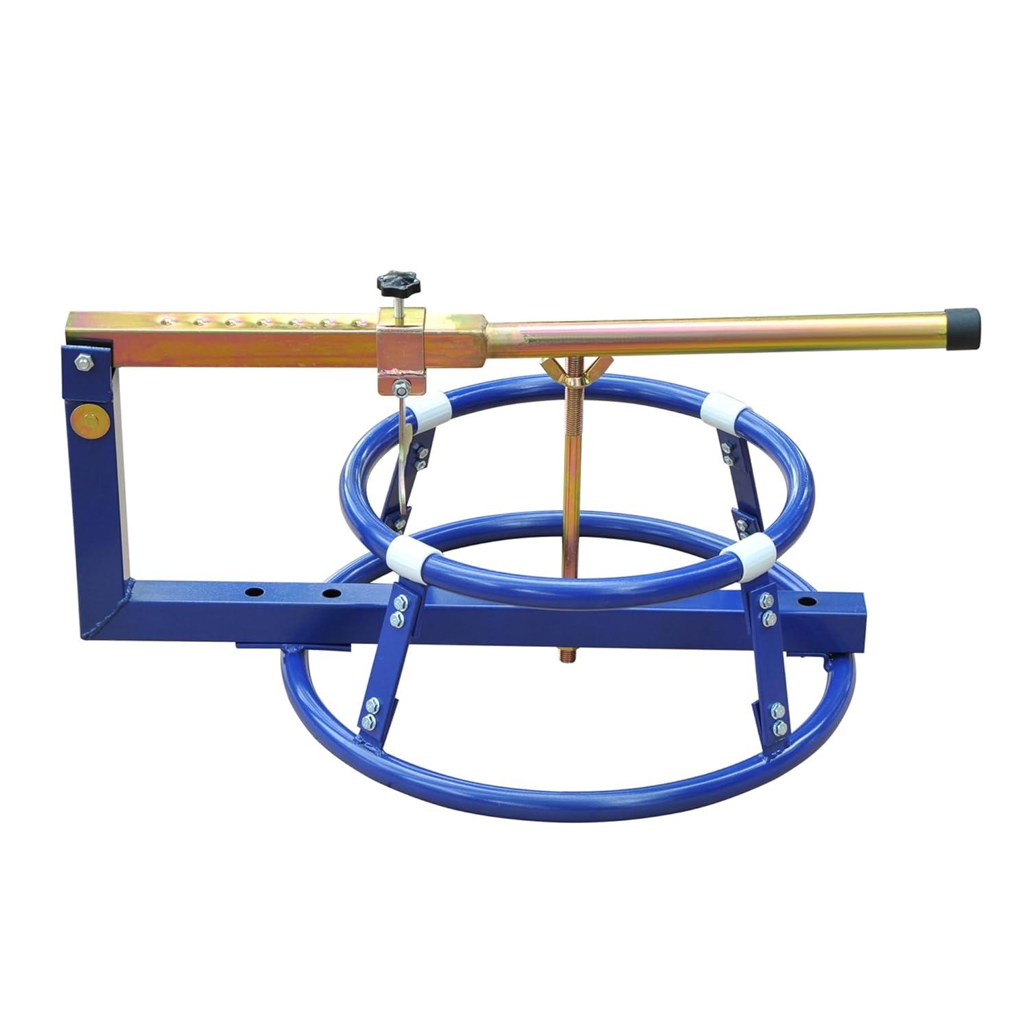 HOMCOM Motorcycle Tire Changer Stand with Adjustable Bead Breaker, Fit for 16-22in Tyres