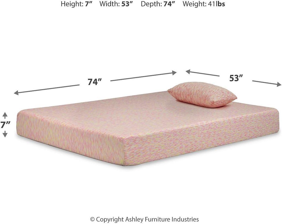 iKidz Pink 7" Firm Mattress