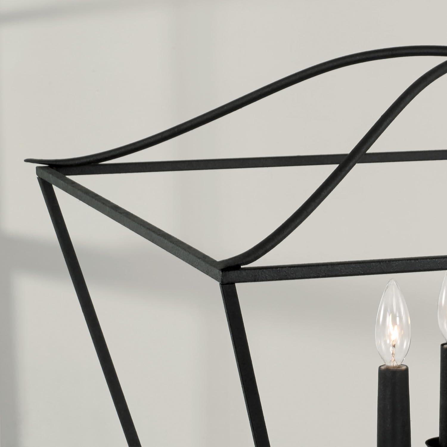 Capital Lighting Grady 4 - Light Dimmable Lantern Square / Rectangle Chandelier