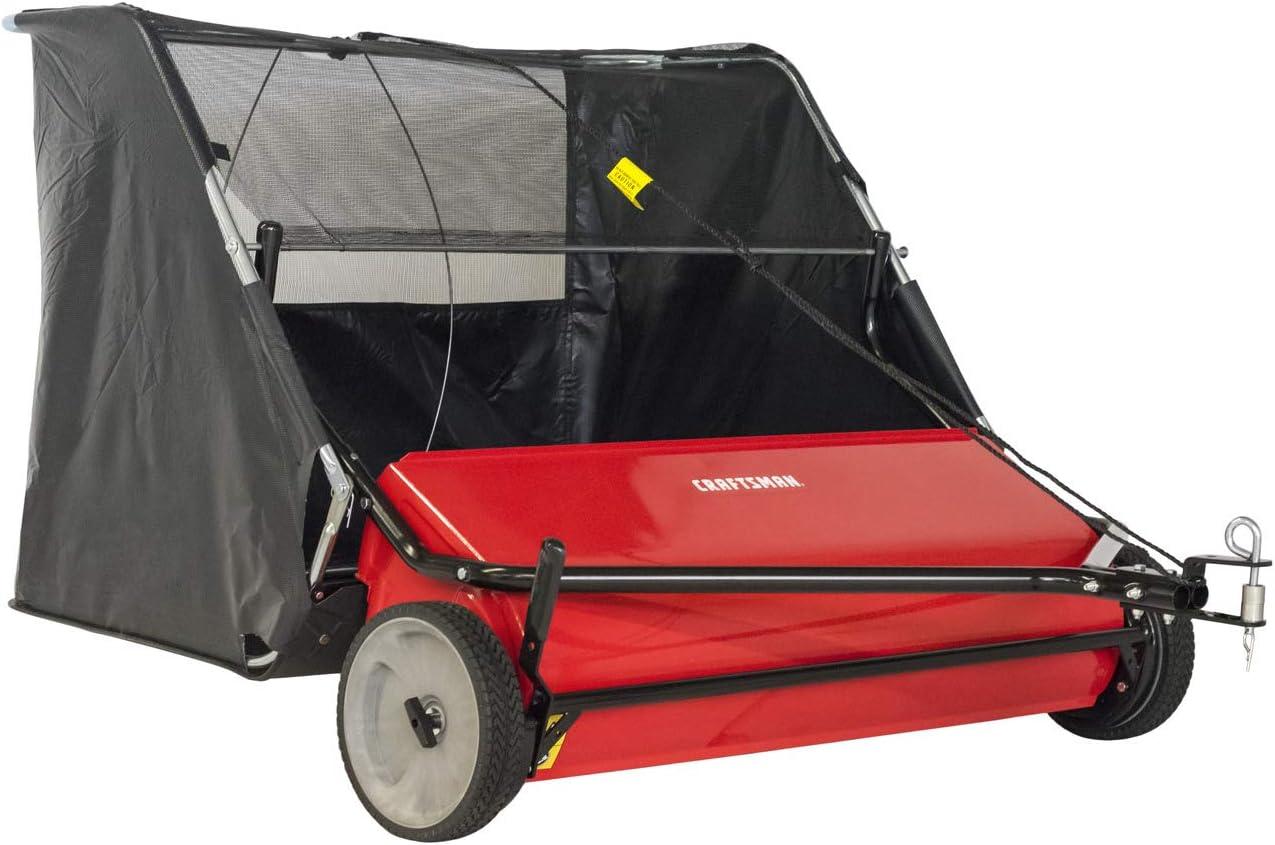 Craftsman Red 42-Inch High-Speed Tow Lawn Sweeper