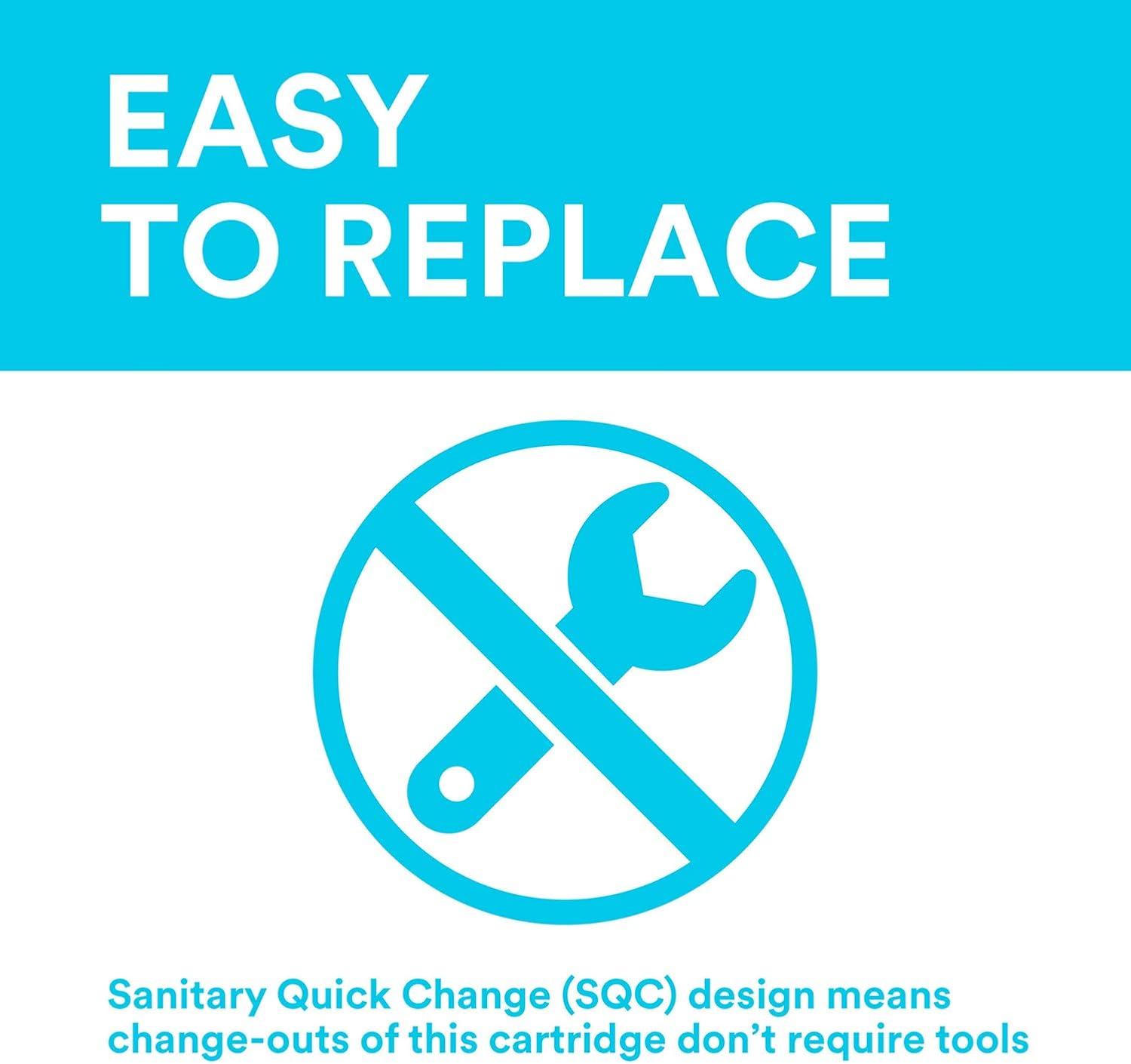 3M Aqua-Pure Sink Reverse Osmosis Replacement Water Filter Cartridge AP5527, for use with AP-RO5500 System