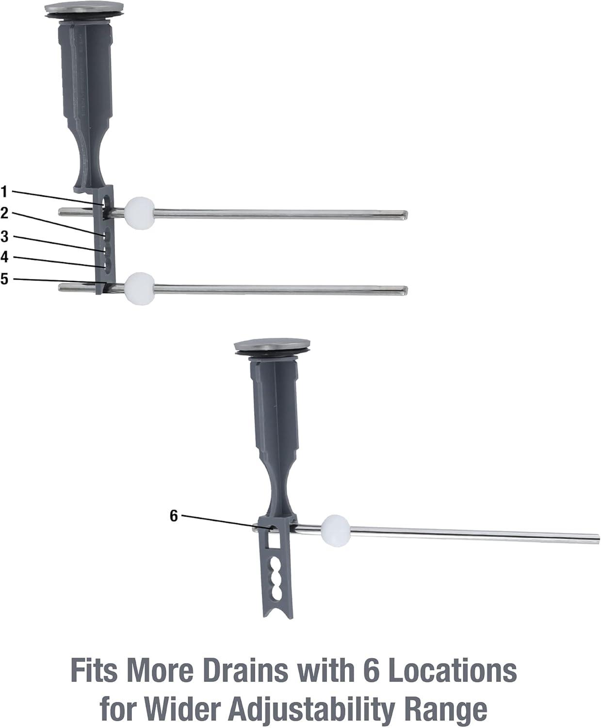 Danco Bathroom Pop-up Stopper Replacement for Pop-up Drain Assemblies in Brushed Nickel (11042)