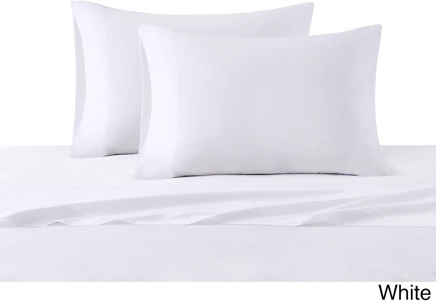 Full White Microfiber All Season Soft Touch Sheet Set