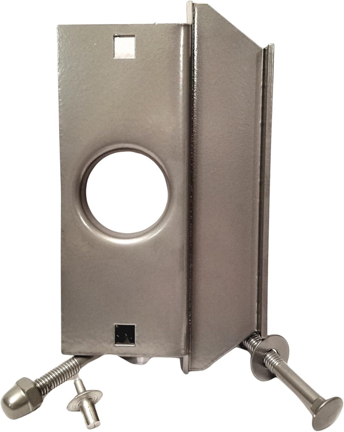 Steel Latch Guard Plate for Out-Swinging Doors | Commercial Door Security | Universal Latch Guard | TUFF STRIKE | Aluminum