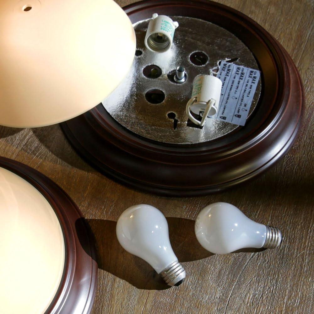 Designers Fountain 11 inch 2-Light White Flush Mount Ceiling Light, 1257S-WH-AL