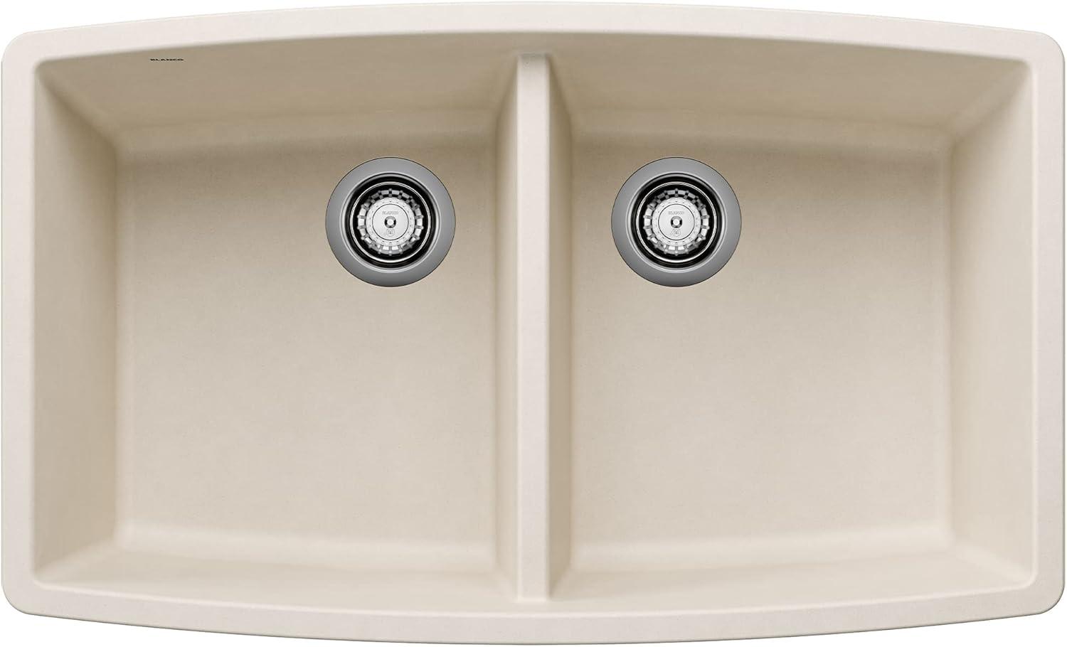 Performa SILGRANIT 33" L x 19" W Double Bowl Undermount Kitchen Sink