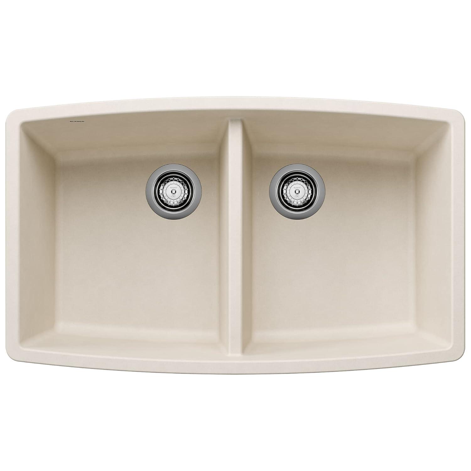 Performa SILGRANIT 33" L x 19" W Double Bowl Undermount Kitchen Sink