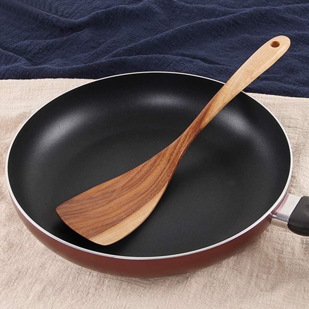 Acacia Wood 5-Piece Non-Stick Cooking Utensils Set