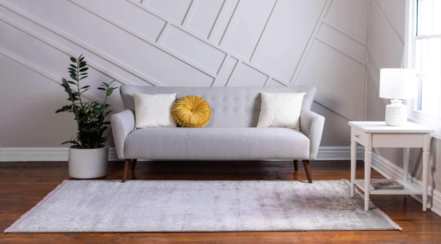 Unique Loom New Classical Collection Area Rug - Olwen (8' x 10' Rectangle Purple/Gray)