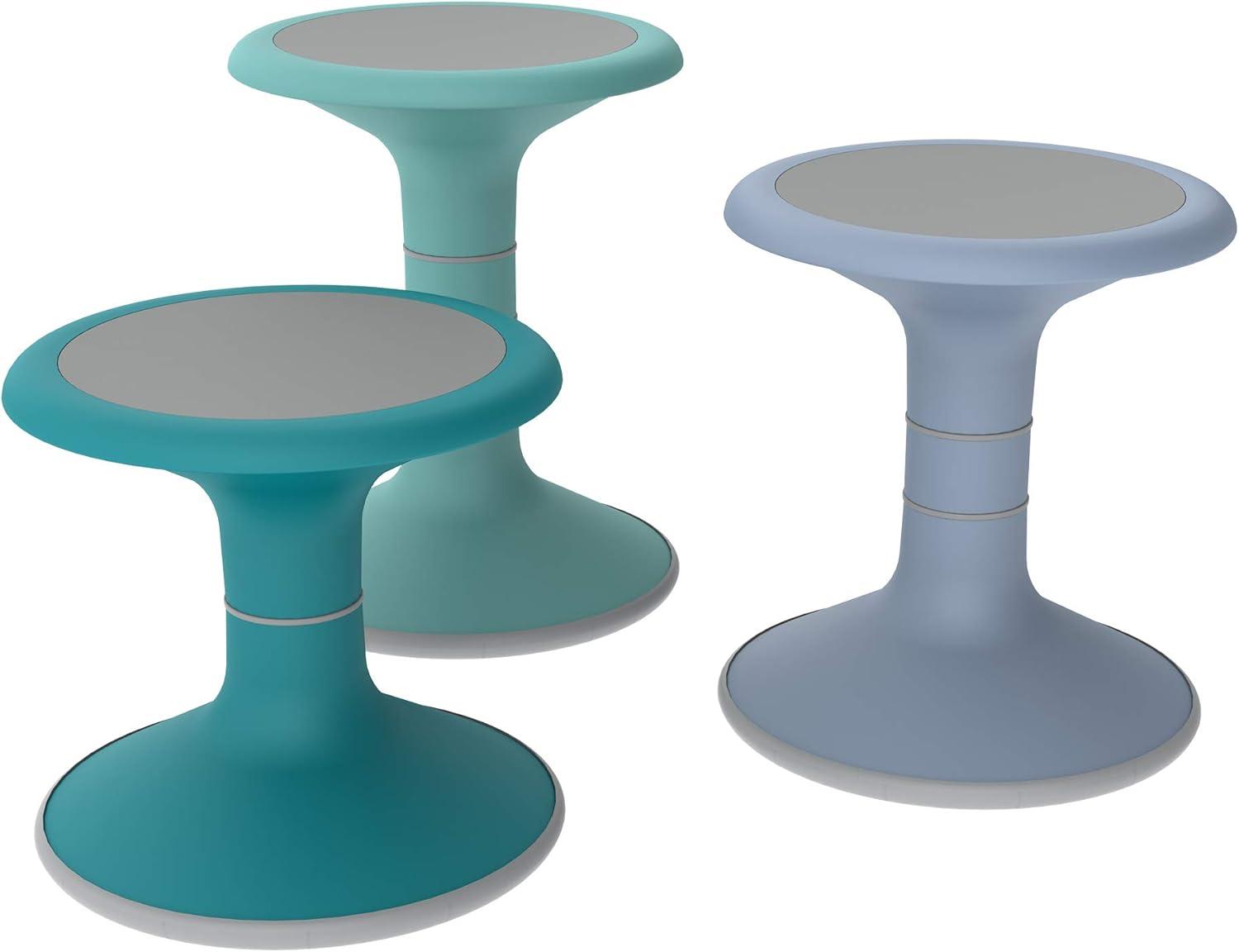 Sprogs Kids Active Motion Stool - Flexible Seating for Classroom, Office or Home 16" H Turquoise